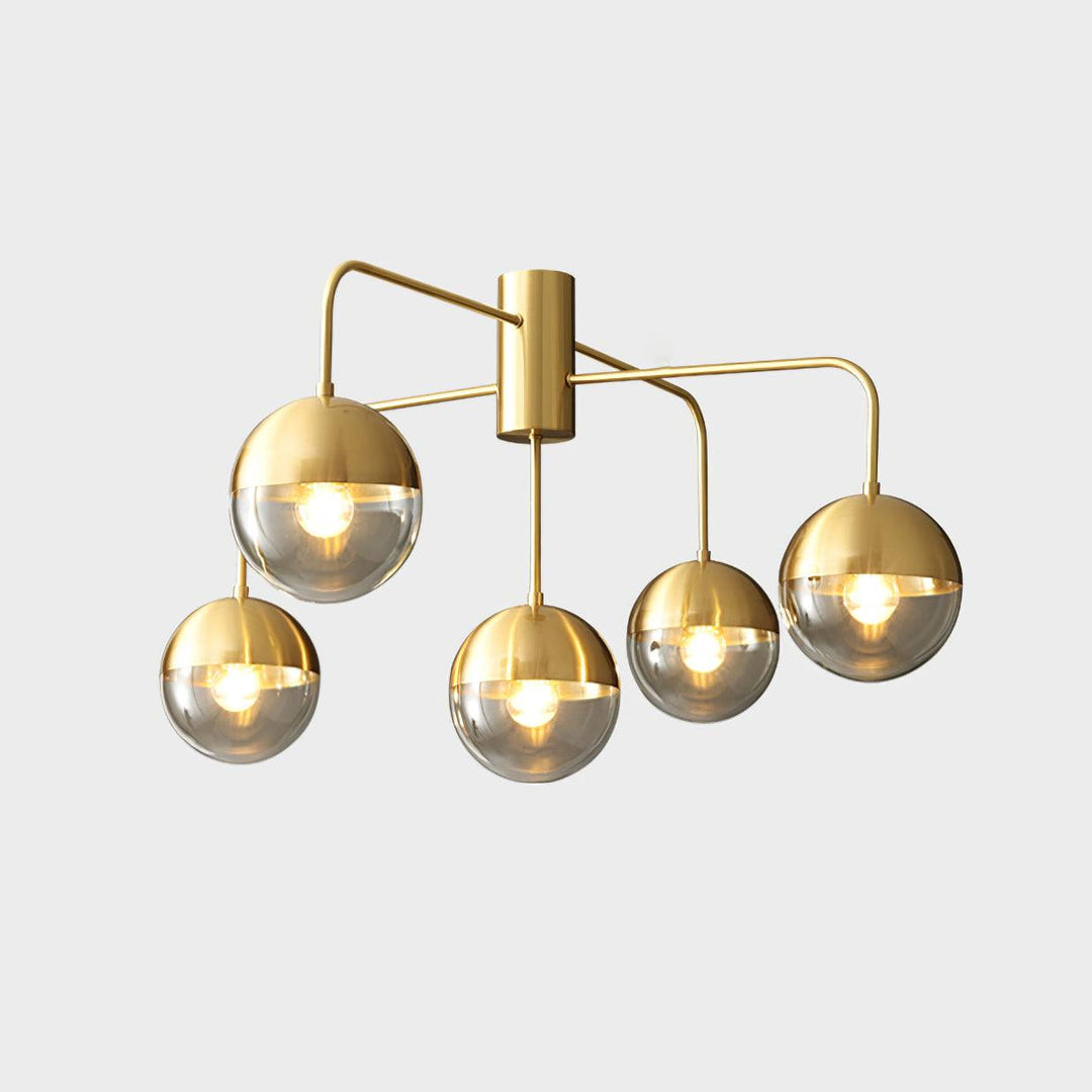 Brass Globulars Ceiling Lamp - Vakkerlight