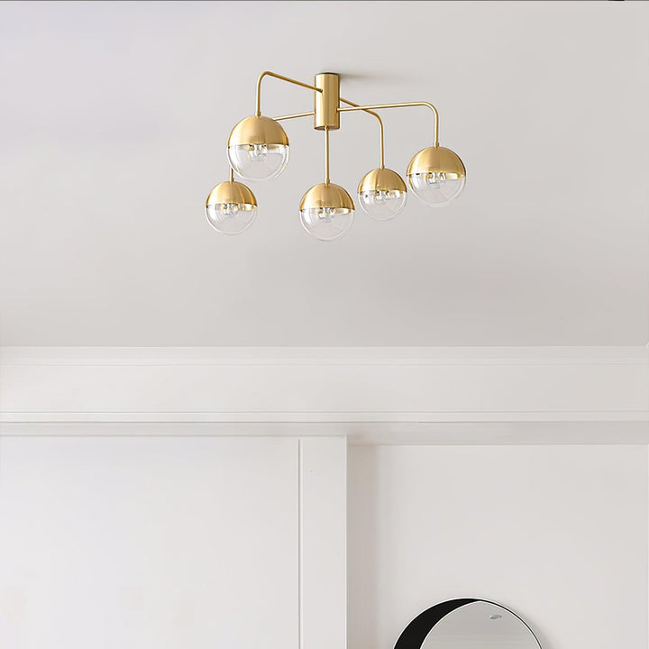 Brass Globulars Ceiling Lamp - Vakkerlight