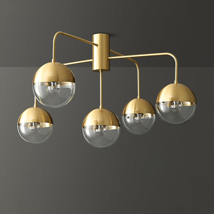 Brass Globulars Ceiling Lamp - Vakkerlight