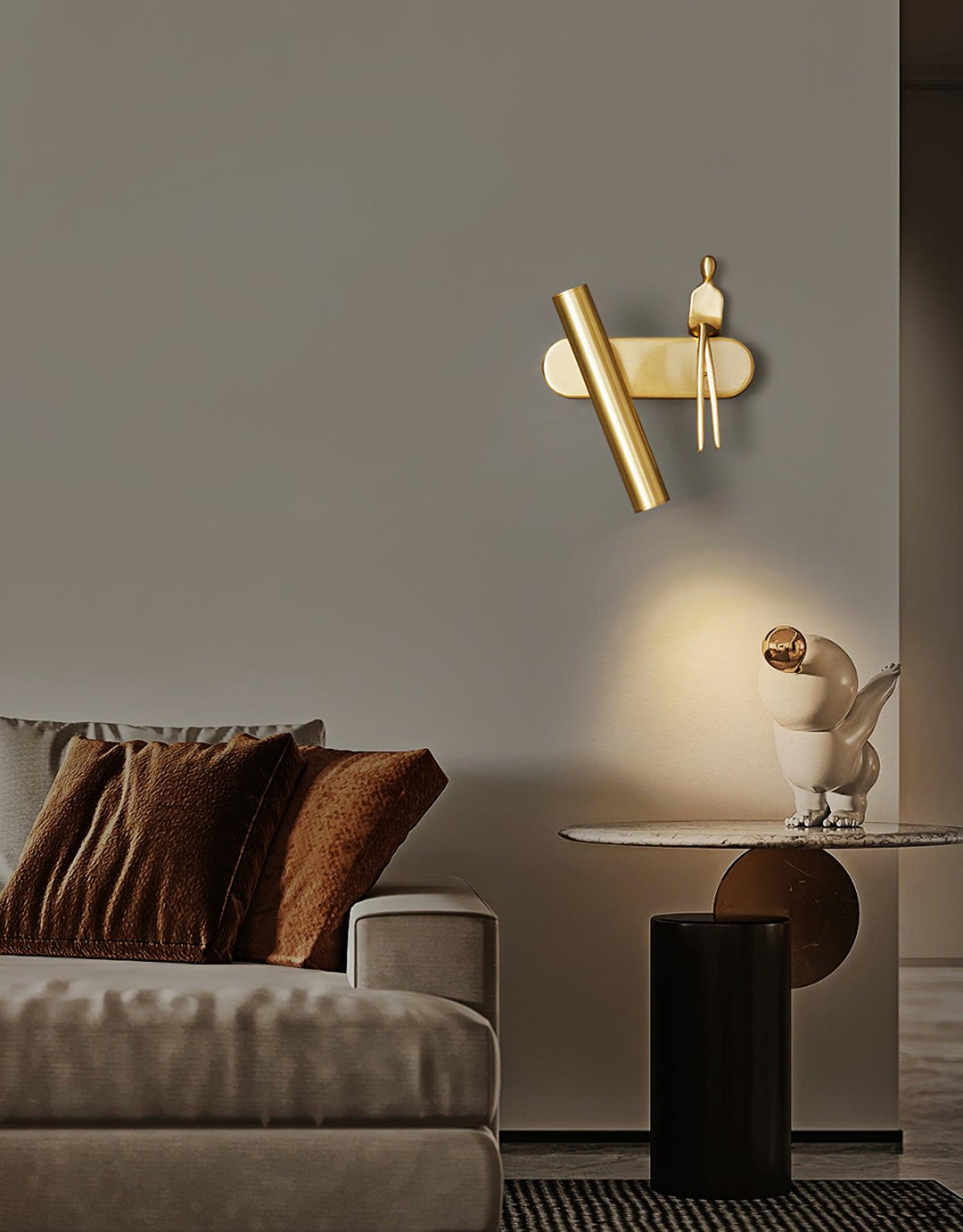 Brass Villain Wall Lamp - Vakkerlight