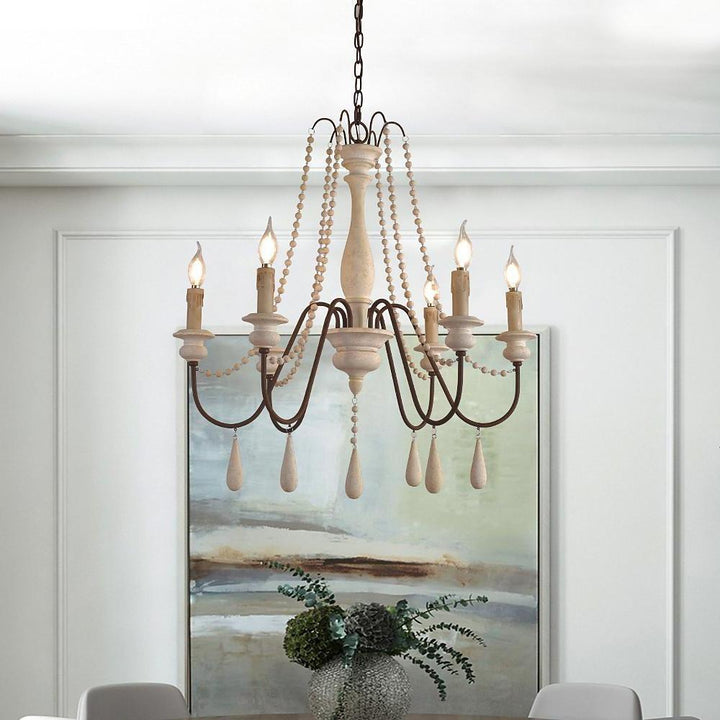 Candle Style Beaded Chandelier - Vakkerlight