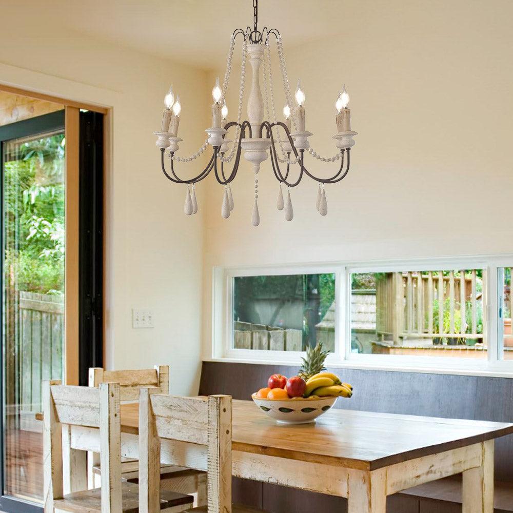 Candle Style Beaded Chandelier - Vakkerlight