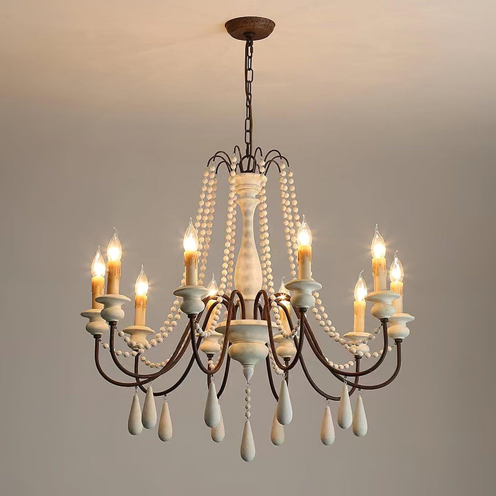 Candle Style Beaded Chandelier - Vakkerlight