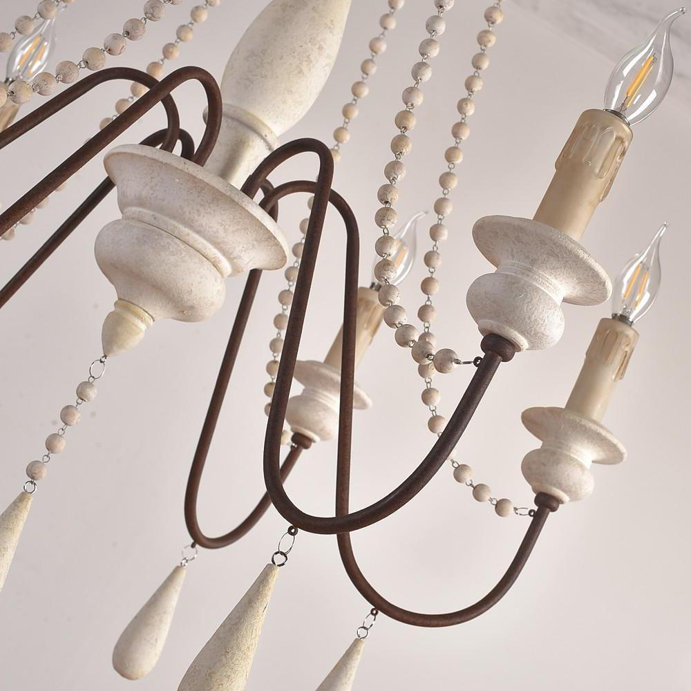 Candle Style Beaded Chandelier - Vakkerlight