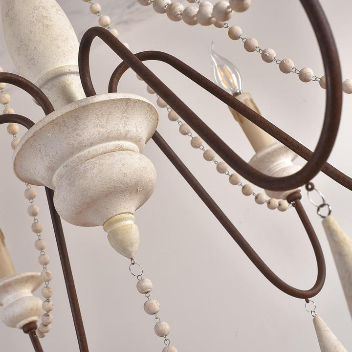 Candle Style Beaded Chandelier - Vakkerlight