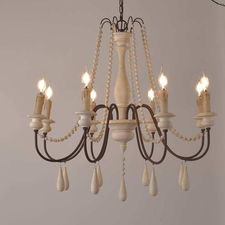 Candle Style Beaded Chandelier - Vakkerlight