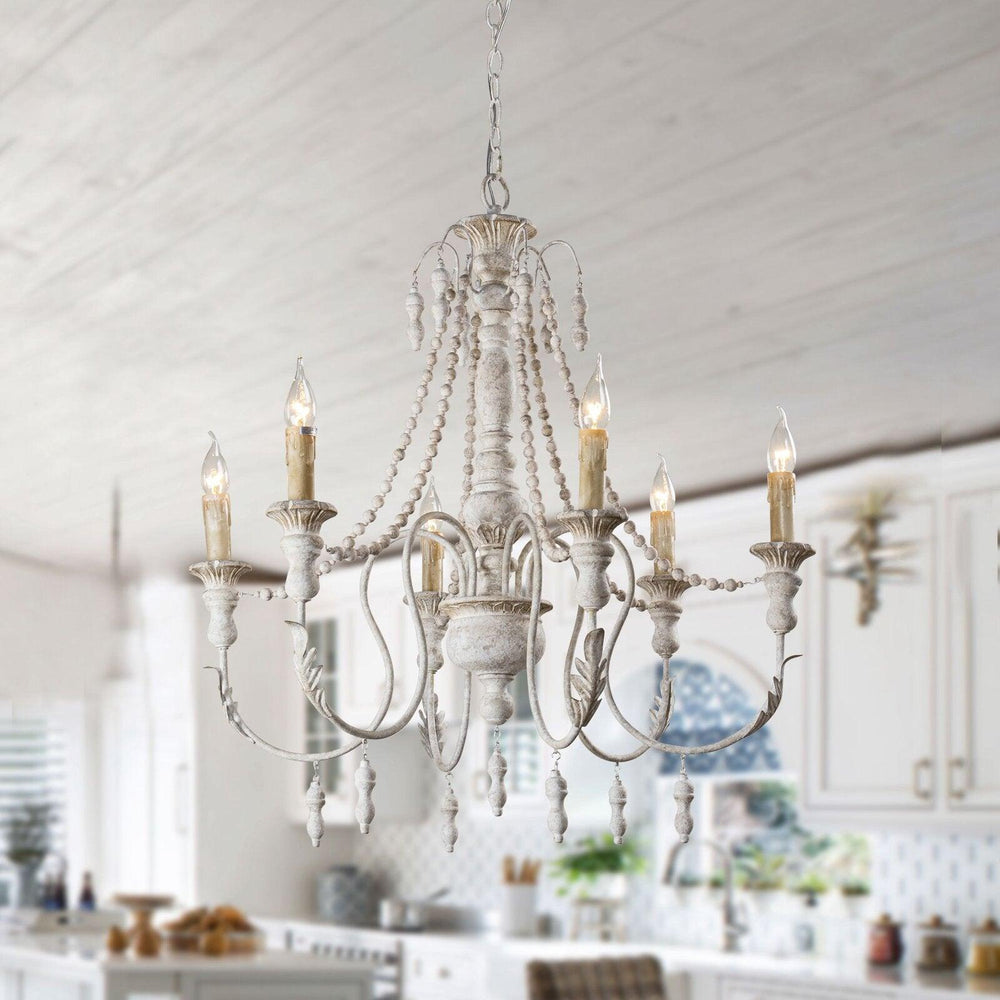 Candle Style Beaded Chandelier - Vakkerlight