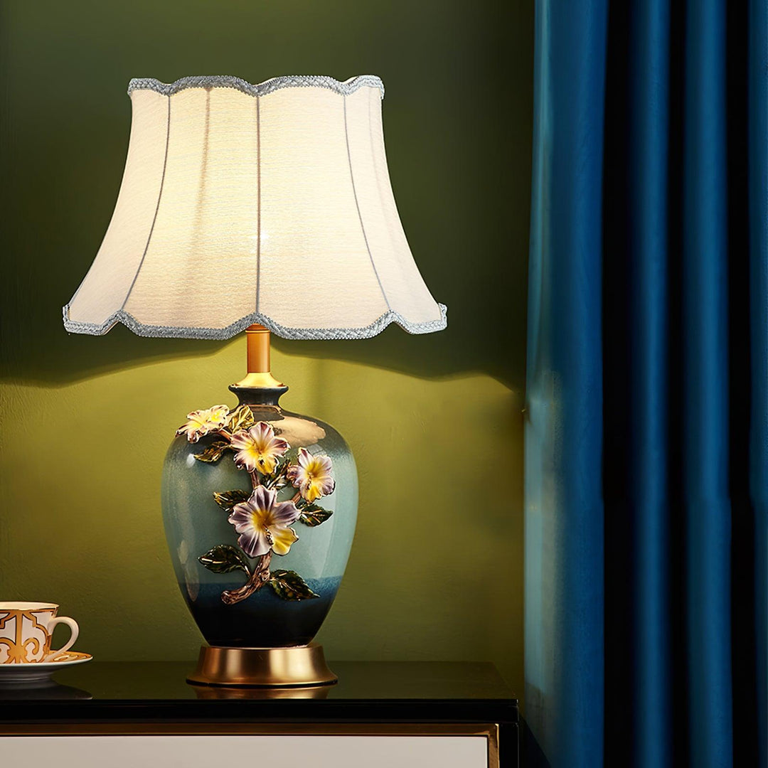 Ceramic Pattern Table Lamp - Vakkerlight