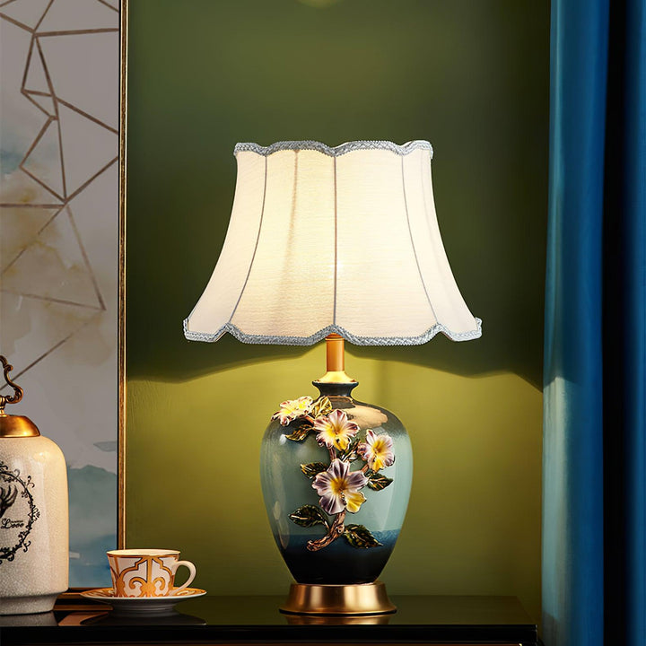 Ceramic Pattern Table Lamp - Vakkerlight