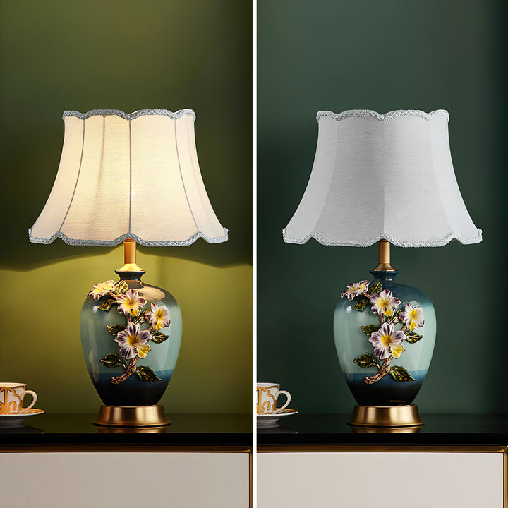 Ceramic Pattern Table Lamp - Vakkerlight