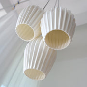 Ceramic Ribbed Pendant light - Vakkerlight