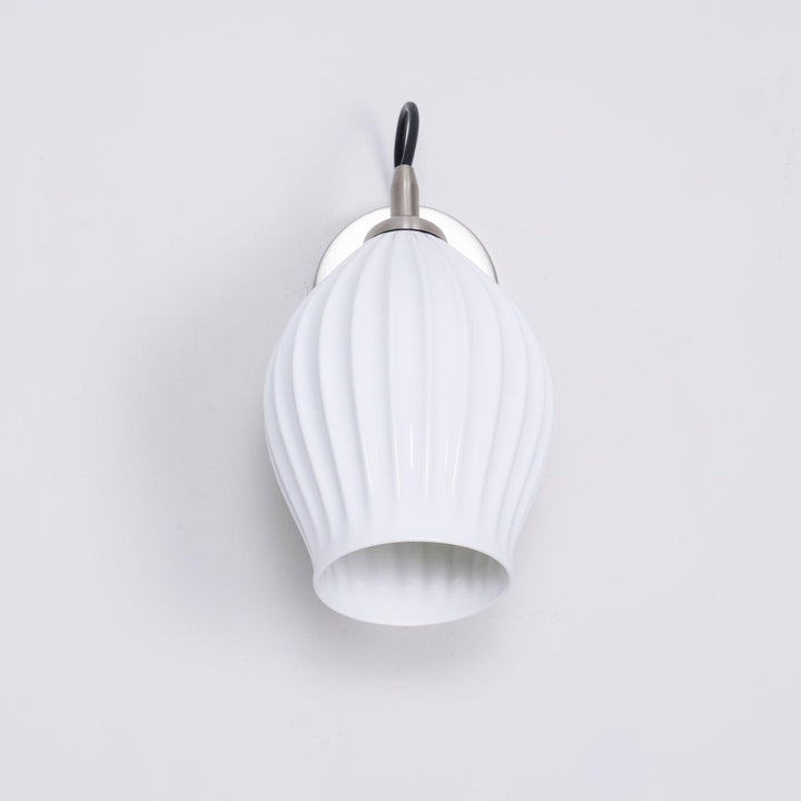 Ceramic Ribbed Wall light - Vakkerlight