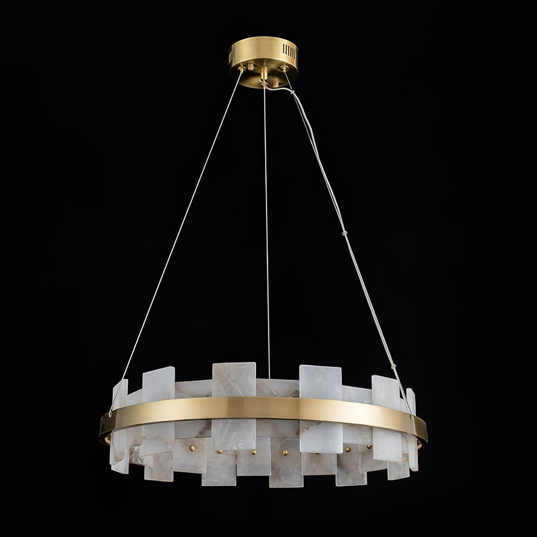 Alabaster Halo Chandelier - Vakkerlight