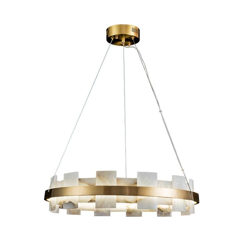 Alabaster Halo Chandelier - Vakkerlight