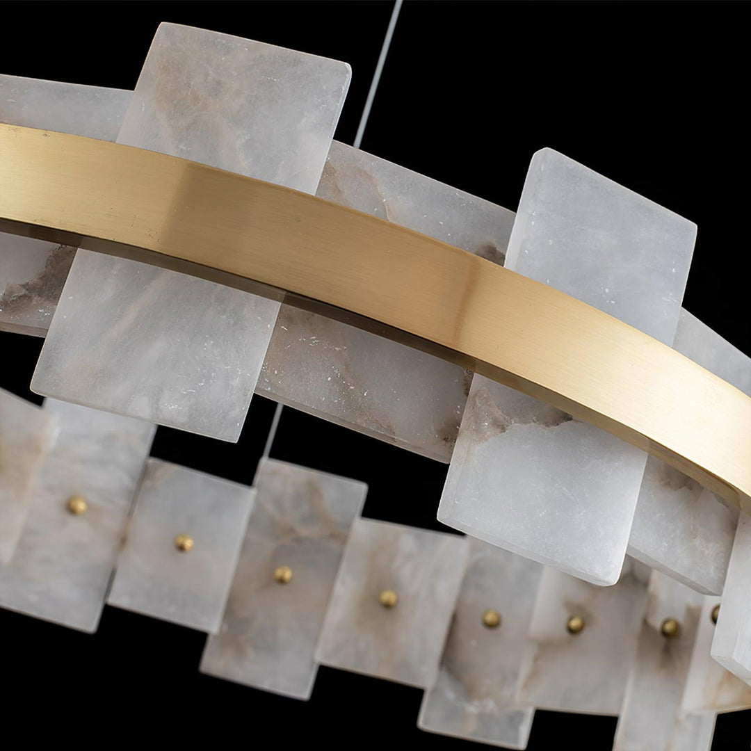 Alabaster Halo Chandelier - Vakkerlight