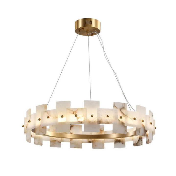 Alabaster Halo Chandelier - Vakkerlight