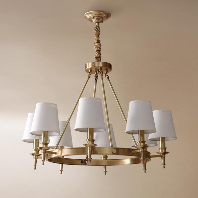 Antique Brass Chandelier - Vakkerlight