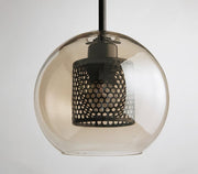 Lámpara colgante de cristal Chiswick
