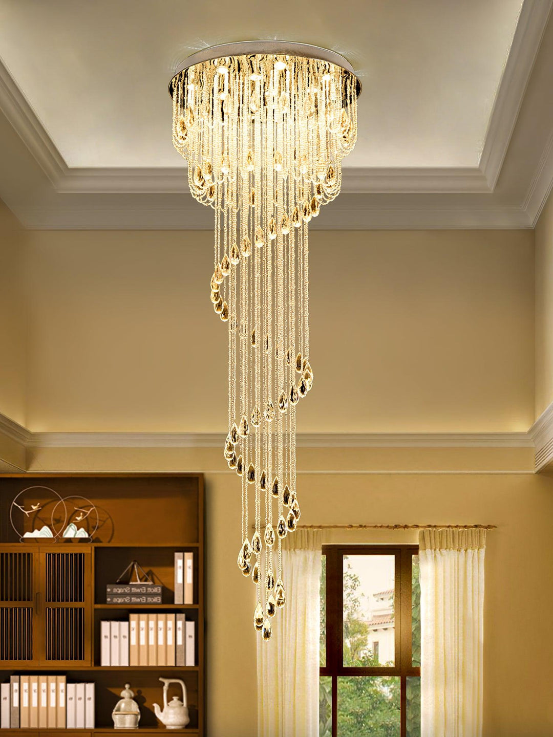 Classic Symphony Spiral Chandelier - Vakkerlight