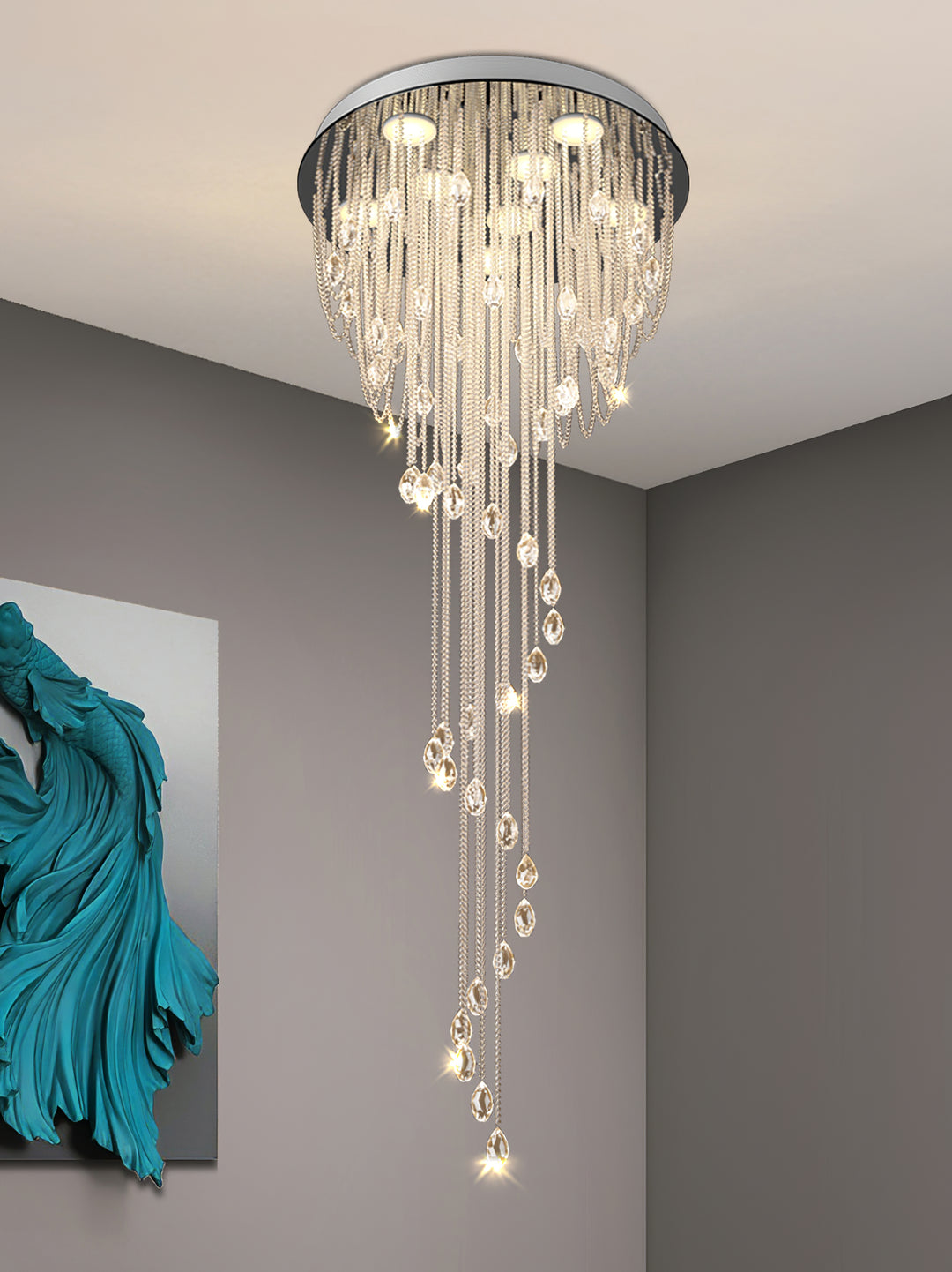 Classic Symphony Spiral Chandelier - Vakkerlight