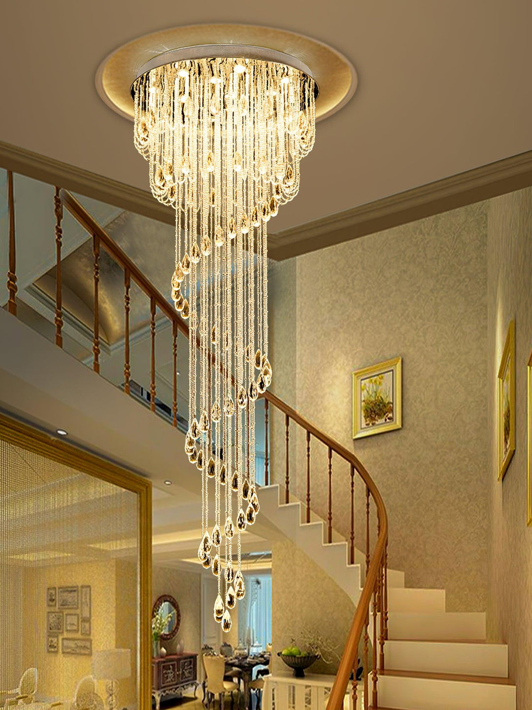 Classic Symphony Spiral Chandelier - Vakkerlight