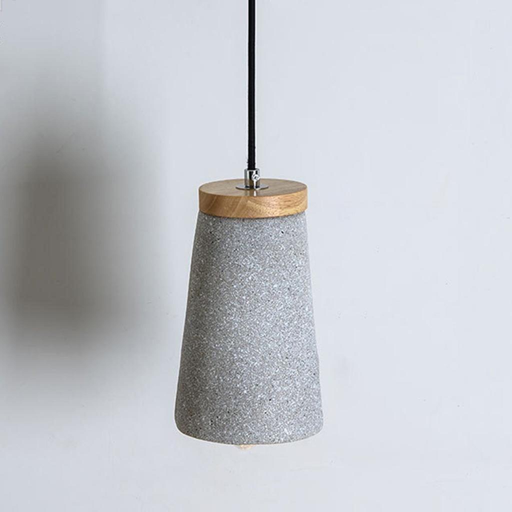 Coburg Wood Cement Pendant Light - Vakkerlight