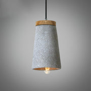 Coburg Wood Cement Pendant Light - Vakkerlight