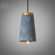 Coburg houten cement hanglamp