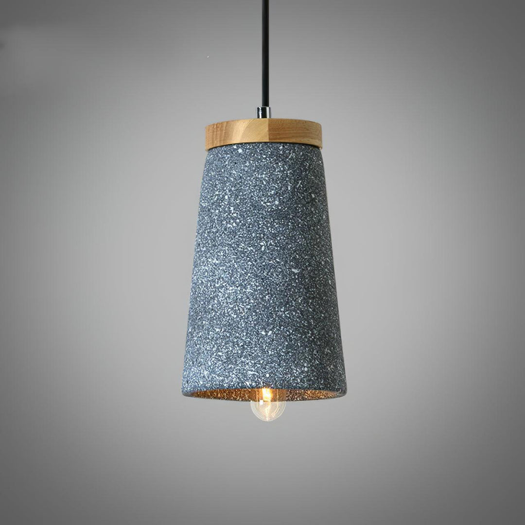 Coburg Wood Cement Pendant Light - Vakkerlight