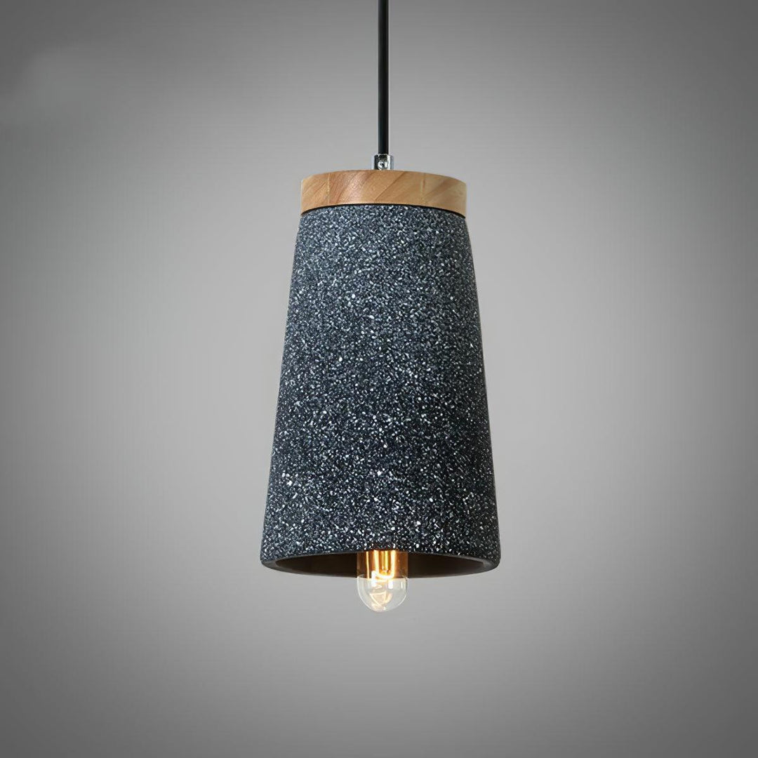 Coburg Wood Cement Pendant Light - Vakkerlight