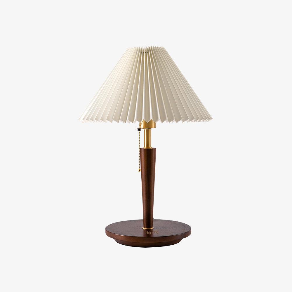 Cone Pleated Fabric Table Lamp - Vakkerlight