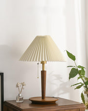 Cone Pleated Fabric Table Lamp - Vakkerlight