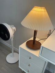 Cone Pleated Fabric Table Lamp - Vakkerlight