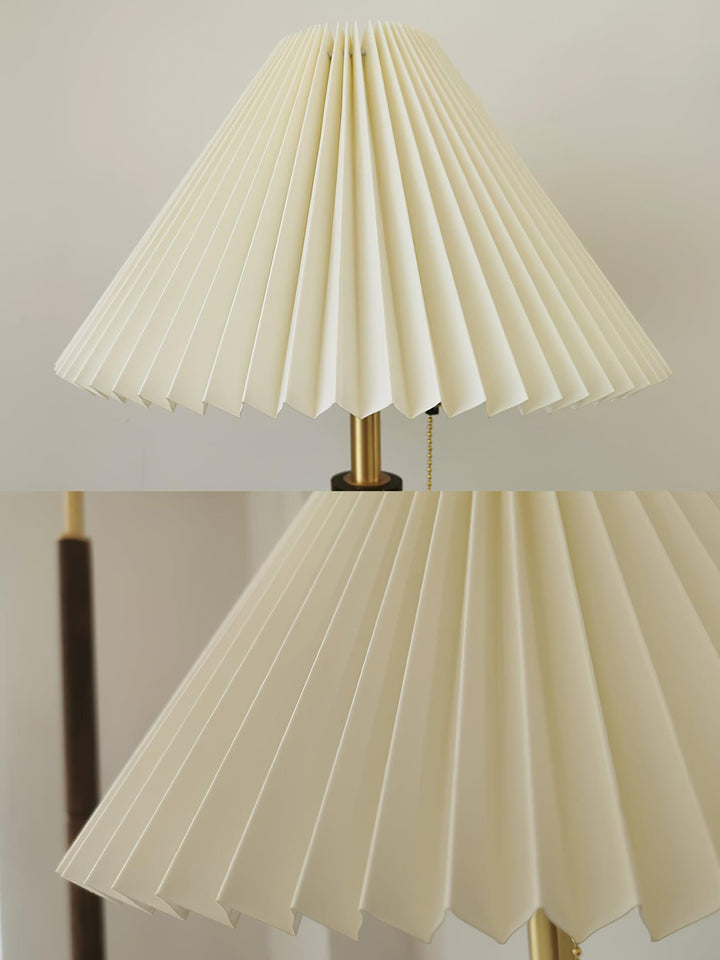 Cone Pleated Fabric Table Lamp - Vakkerlight