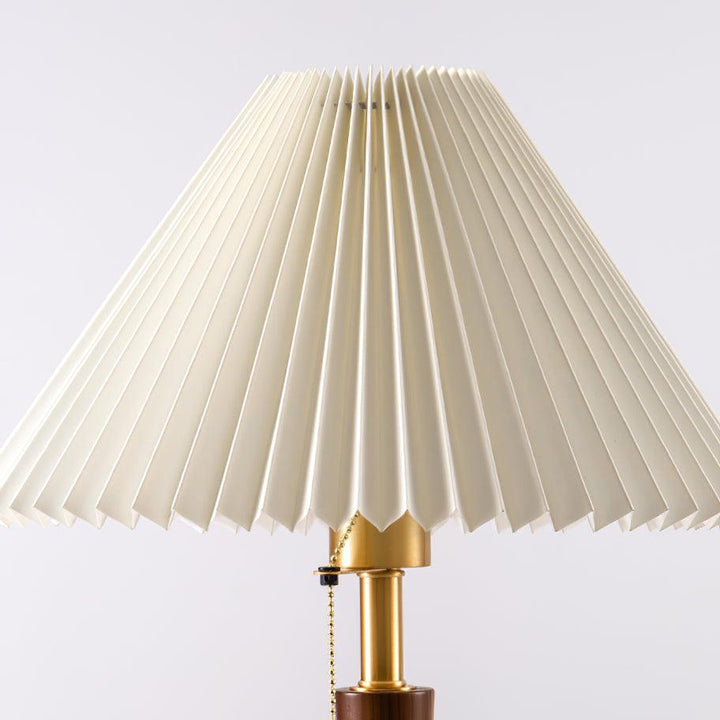 Cone Pleated Fabric Table Lamp - Vakkerlight