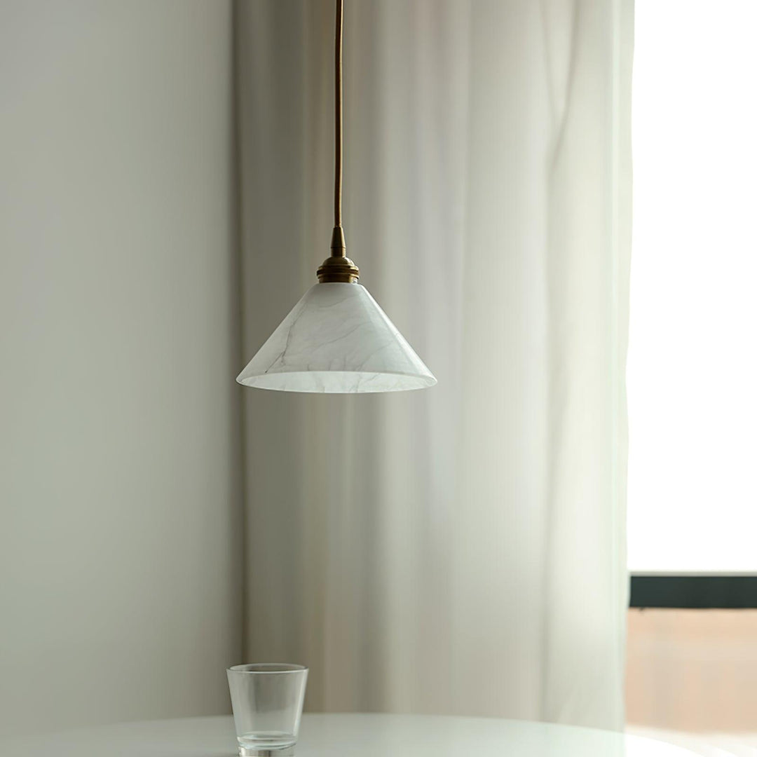 Conical Brass Pendant Lamp - Vakkerlight