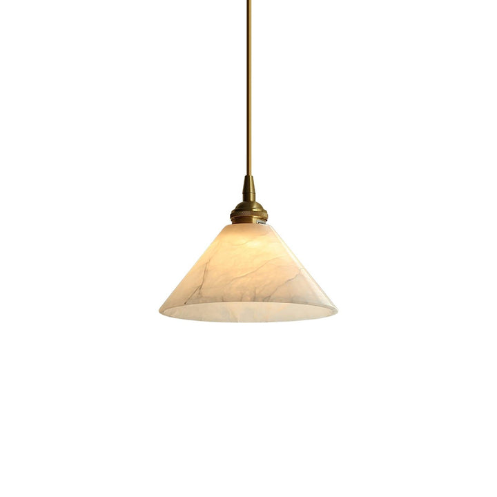 Conical Brass Pendant Lamp - Vakkerlight