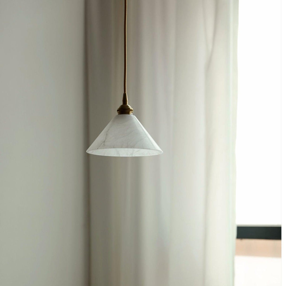 Conical Brass Pendant Lamp - Vakkerlight