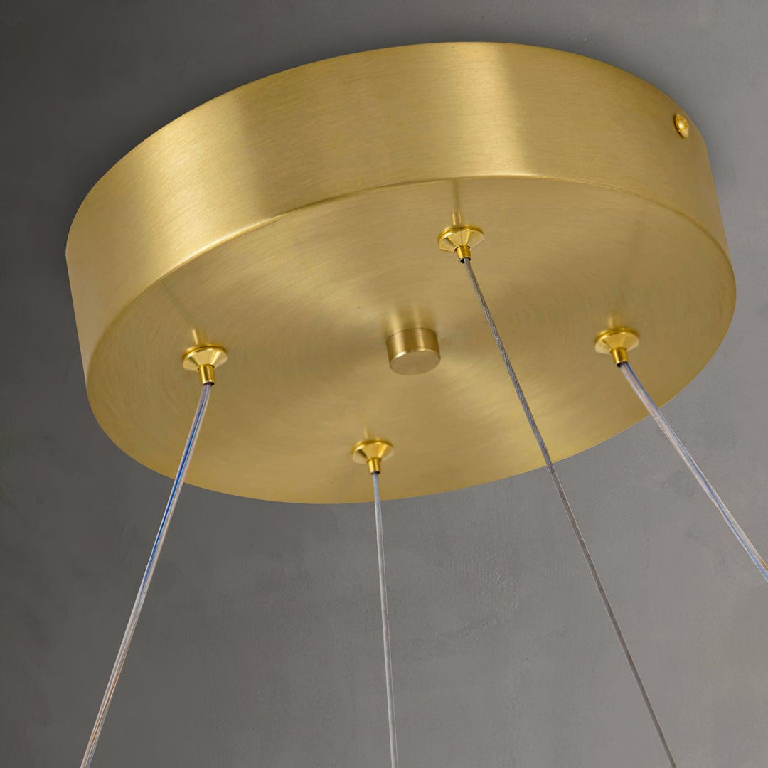 Crown Brass Chandelier - Vakkerlight