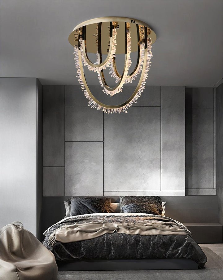 Crystal Corde Ceiling Light - Vakkerlight