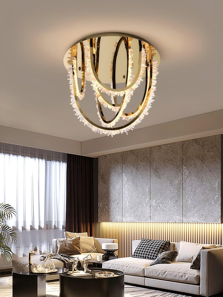 Crystal Corde Ceiling Light - Vakkerlight