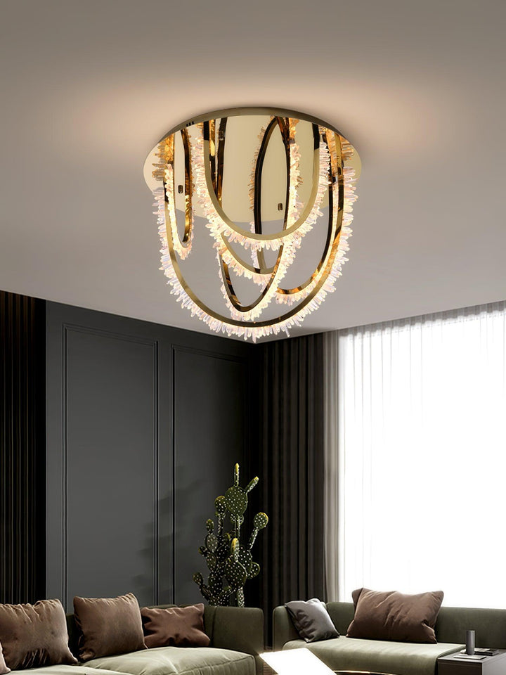 Crystal Corde Ceiling Light - Vakkerlight