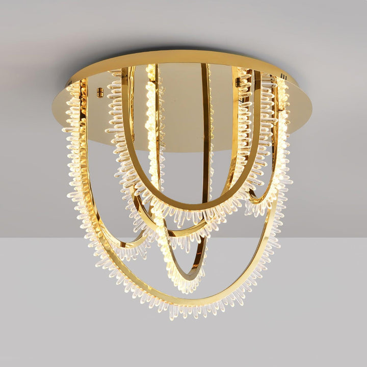 Crystal Corde Ceiling Light - Vakkerlight