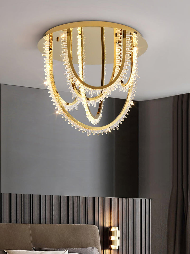 Crystal Corde Ceiling Light - Vakkerlight