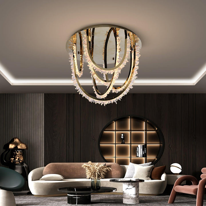 Crystal Corde Ceiling Light - Vakkerlight