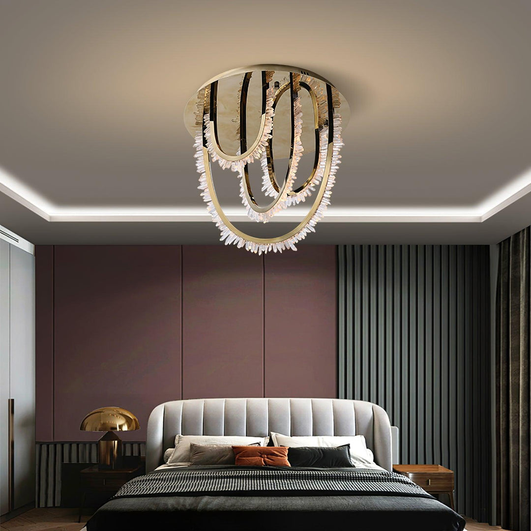 Crystal Corde Ceiling Light - Vakkerlight