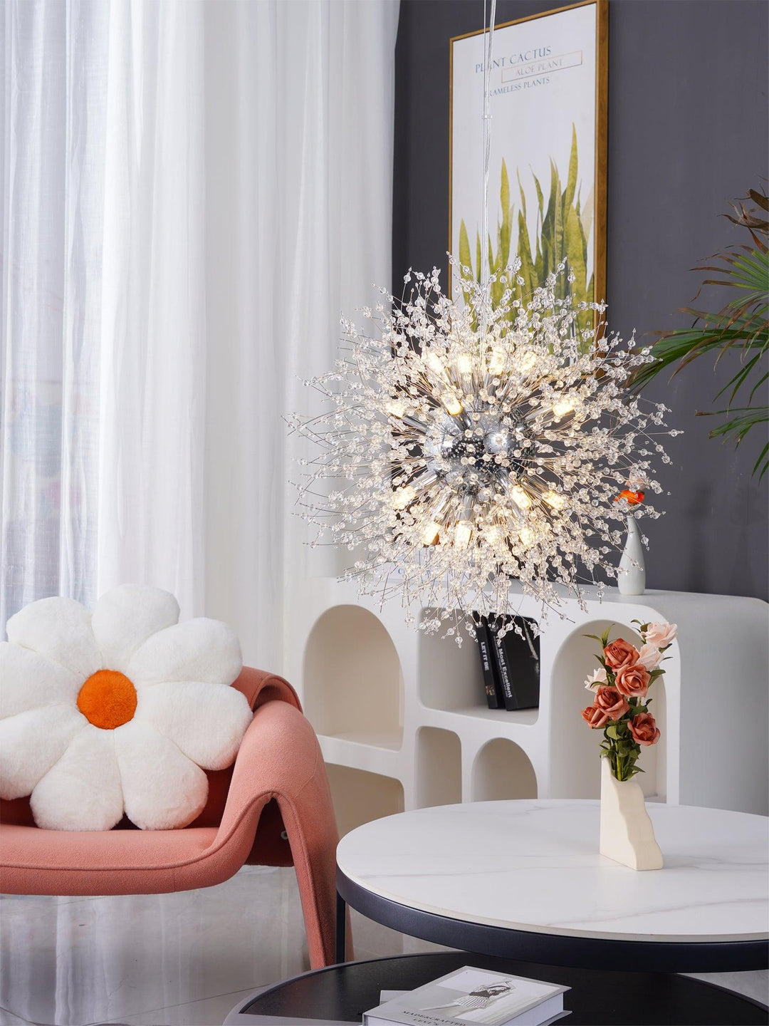 Crystal Dandelion Chandelier - Vakkerlight