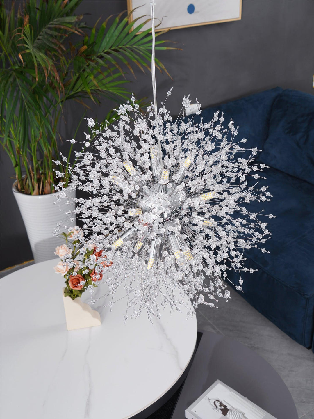 Crystal Dandelion Chandelier - Vakkerlight