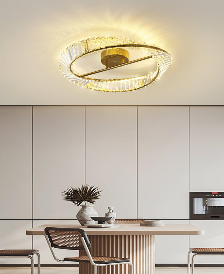 Crystal Rings Ceiling Lamp - Vakkerlight