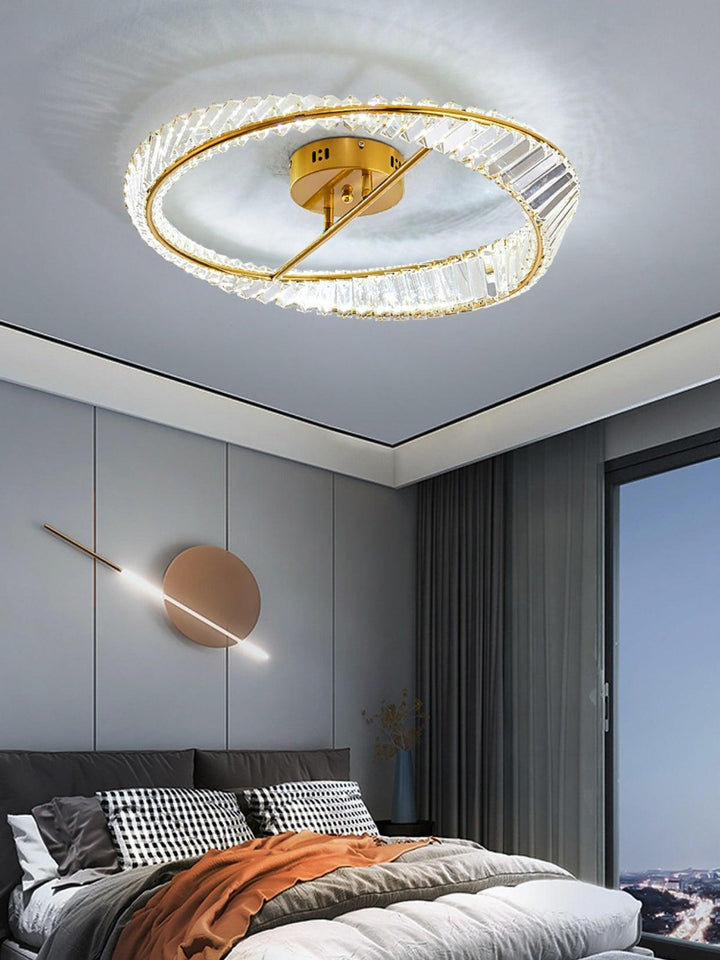 Crystal Rings Ceiling Lamp - Vakkerlight